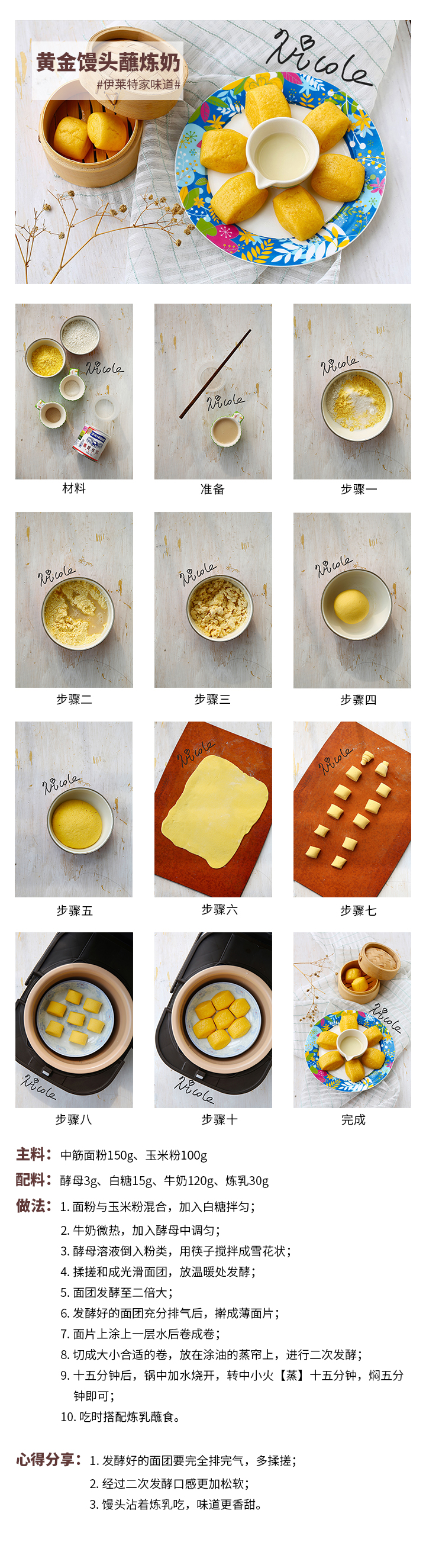 黃金饅頭蘸煉奶